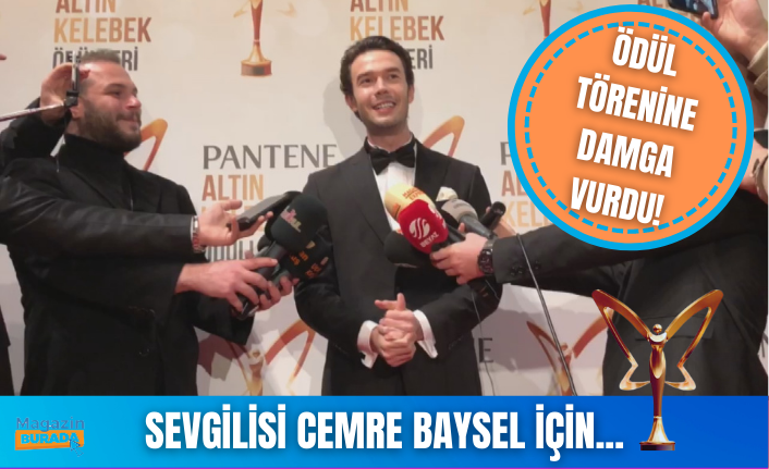 Aytaç Şaşmaz sevgilisi Ceren Baysel hakkında neler söyledi? | Altın Kelebek’e damga vurdu!