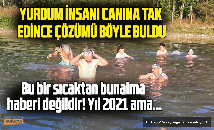 Osmaniye’de yaşanan su kesintileri vatandaşın canına tak etti! Sabunu alan dereye koştu