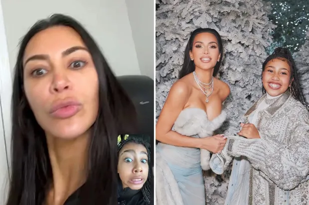Kim Kardashian’ın 12 yaşındaki kızı North West’in tarzı tartışma yarattı!