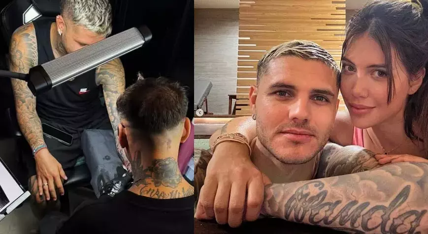 Icardi, Wanda Nara dövmesini kapattırdı! Yeni dövmesi dikkat çekti!