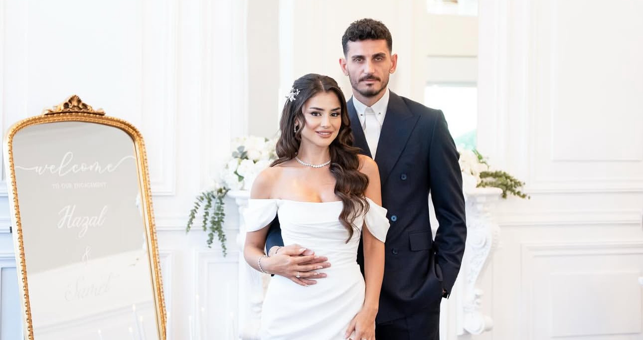 Hazal Çağlar ve Samet Akaydın dünyaevine girdi! Galatasaray’ın yıldızları şahitlik yaptı!