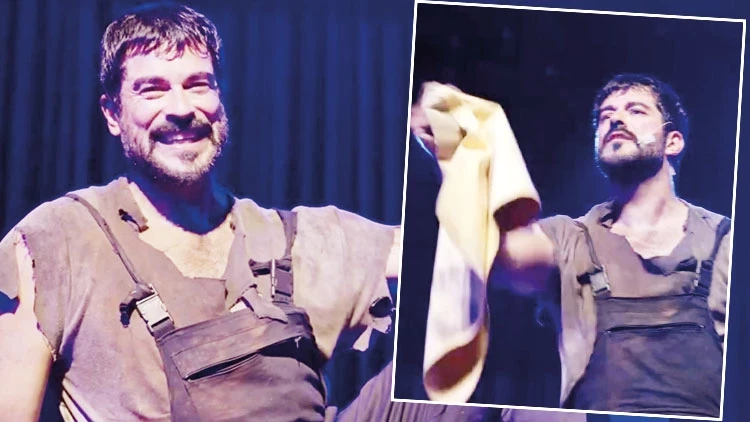 Burak Özçivit tek kişilik oyunuyla ilk kez sahneye çıktı!