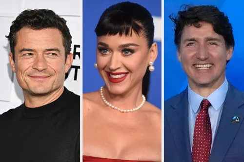 Katy Perry, yeni sevgilisi Justin Trudeau ve eski sevgilisi Orlando Bloom’u bir araya getirdi!